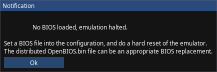 pcsx_message() in action